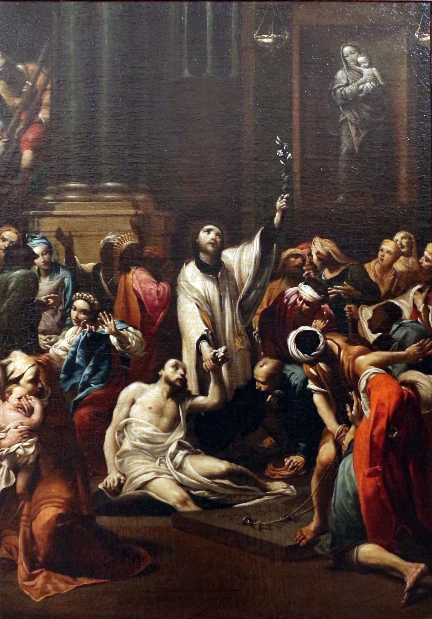 San Domenico resuscita Napoleone Orsini - Palazzo dei Diamanti, Ferrara